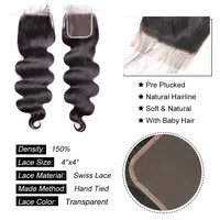 4x4 5x5 6x6 Lace Closure Body Wave Human Hair Transparent 13x4 13x6 Lace Frontal Closure Body Wave Ear To Ear Hair Extensions 2