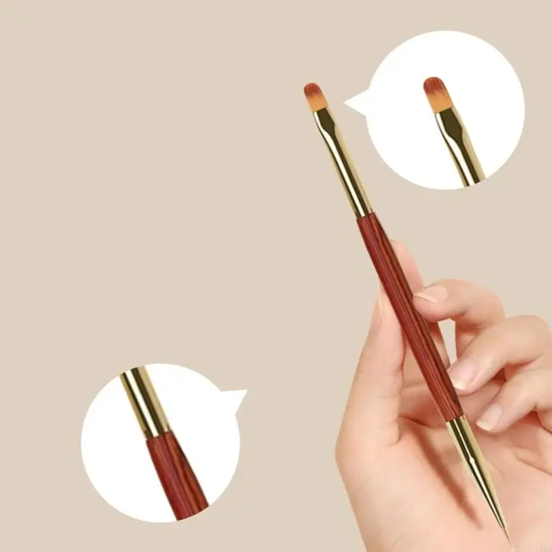 L8RD Portable Double Ended Art Brushes for Detail Long Lines Design Brush