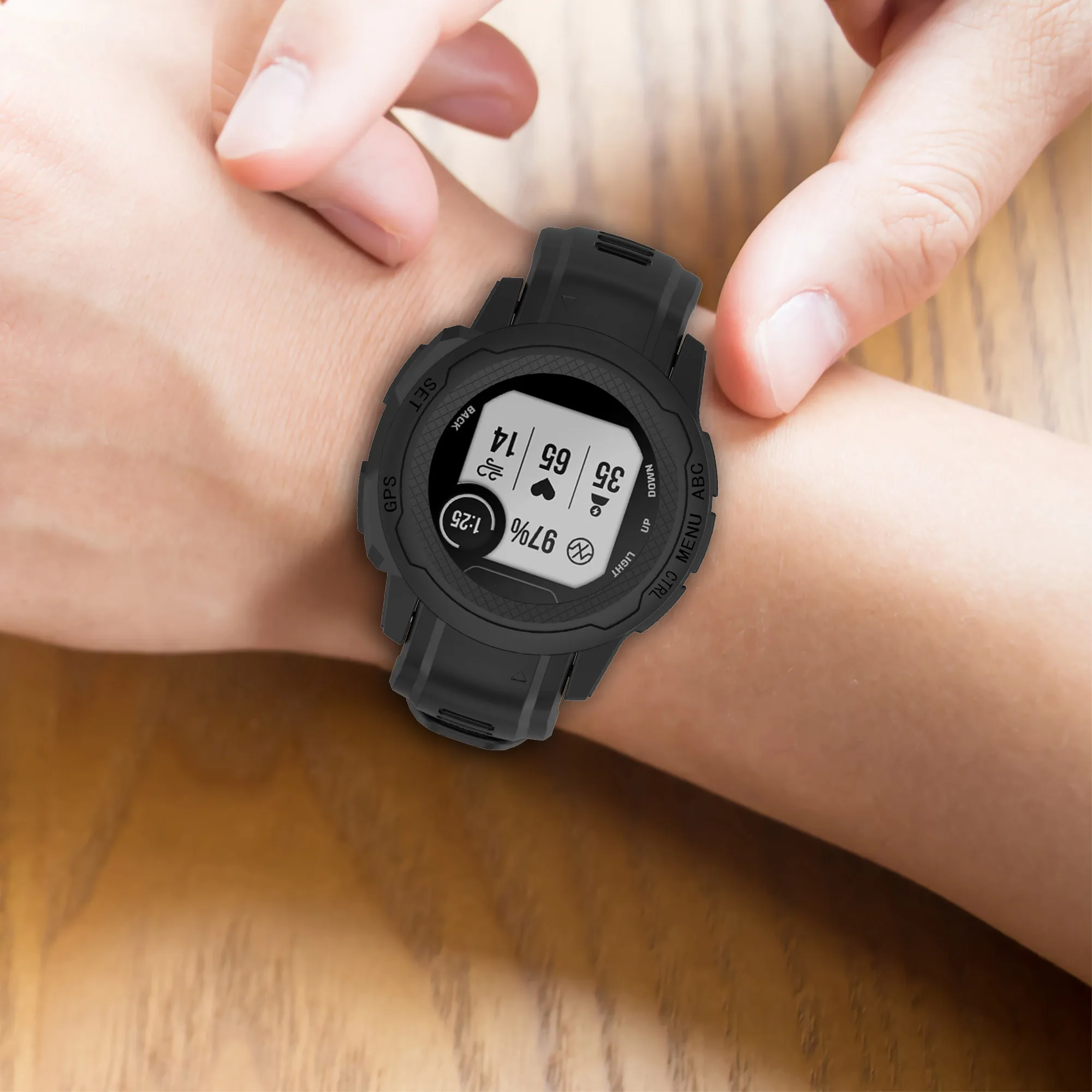 Garmin instinct2sソーラー/サーフ/カモ/スタンダードエディション20mm 