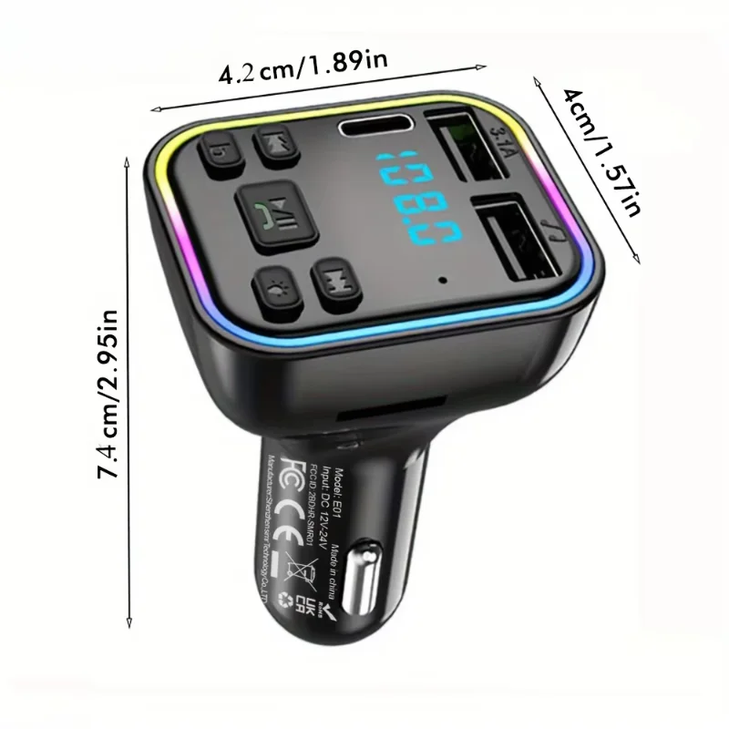 Car mounted Bluetooth MP3 player 3