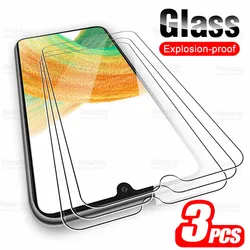 Premium 3-Pack Tempered Glass Screen Protectors - Ultra-Durable Phone Guard Film - A33 5G (3 Pieces)