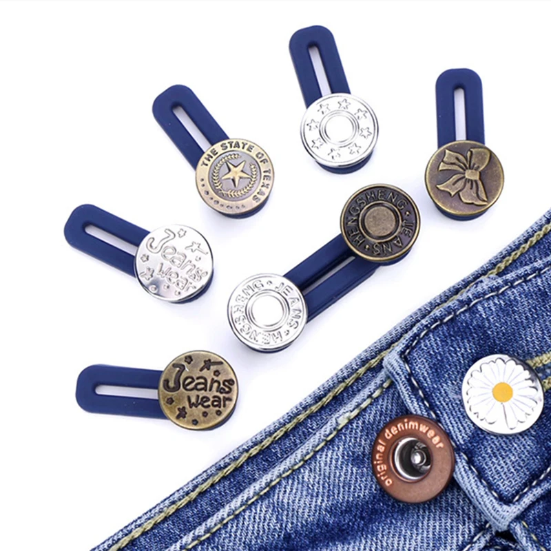 Adjustable Waistband Buttons Waist Extension Metal Button Button