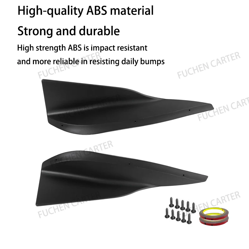 테슬라 모델 Y 주니퍼 2025 리어 범퍼 스포일러 립 카본 파이버 윙 트림 안티 크래시 디퓨저 사이드 스커트 랩 앵글 스플리터