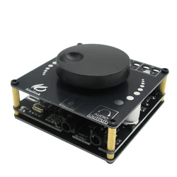 Compact Dual Channel Bluetooth Audio Amplifier with 50W Power and USB Connection (XY - AP50L)