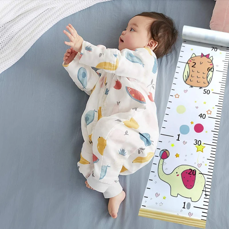 Baby Growth Chart Ruler For Kids,Removable Height Chart Measurement Wall Decoration For Baby Gift 7.9 Inch X 79 Inch