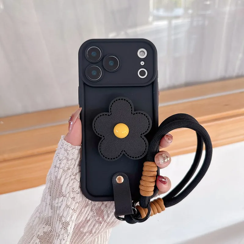 Floral Lanyard Phone Case with Holder – Stylish and Convenient Cover