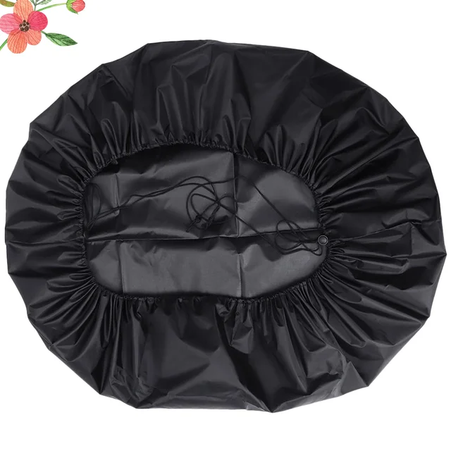 Grill Burkolat Kerek Fedél Vízálló Uv És Rip -Ellenálló Gázrács Forgó Húzózsinórral - Image 4