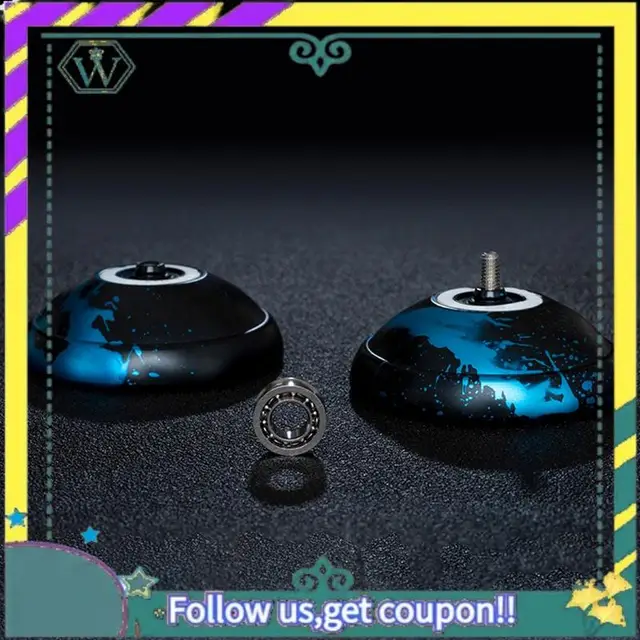 (New) Professional Butterfly Yoyo Alloy Responsive Yoyo 10 Ball Bearing Yoyo For Advanced Player With 10 Strings 3