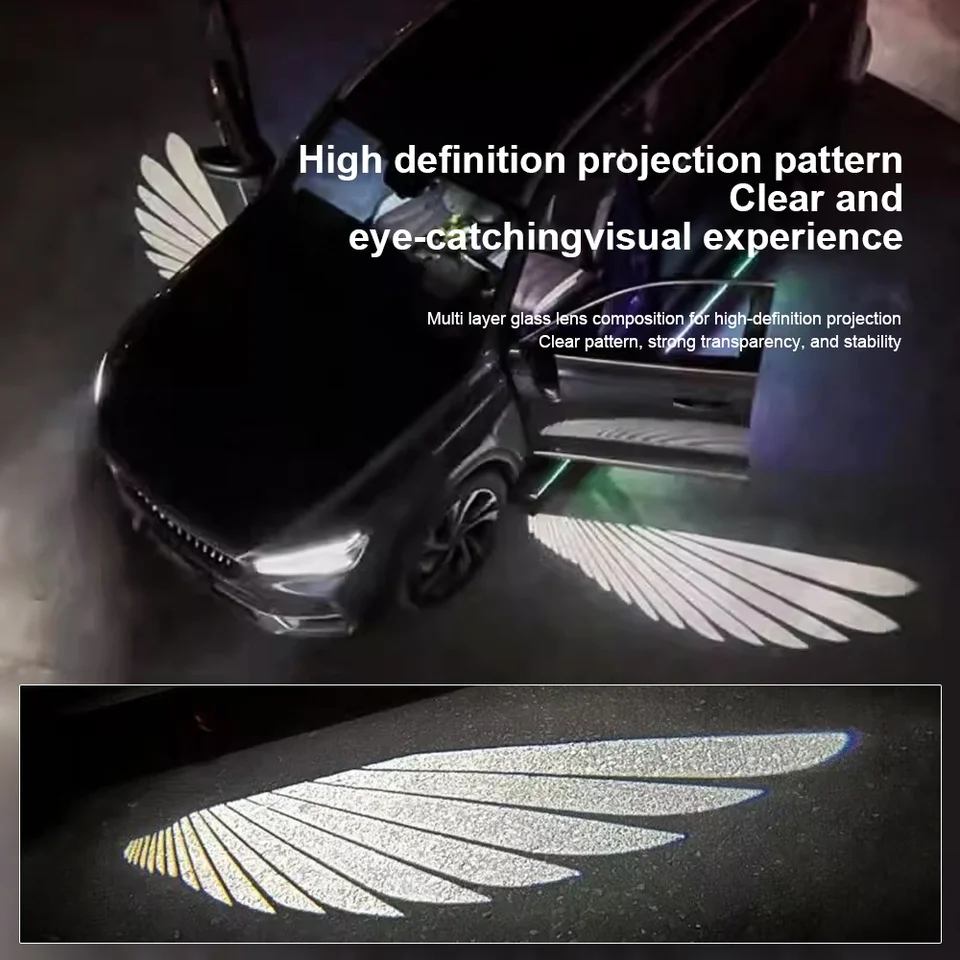 Led-instaplijsten For Auto Magnetisch, Auto Led-deurpedaallicht, Welkomstverlichting Oplaadbaar Met 7 Verlichtingskleuren, Draadloze Autodeurverlichting(B Back Door 250 * 45mm1