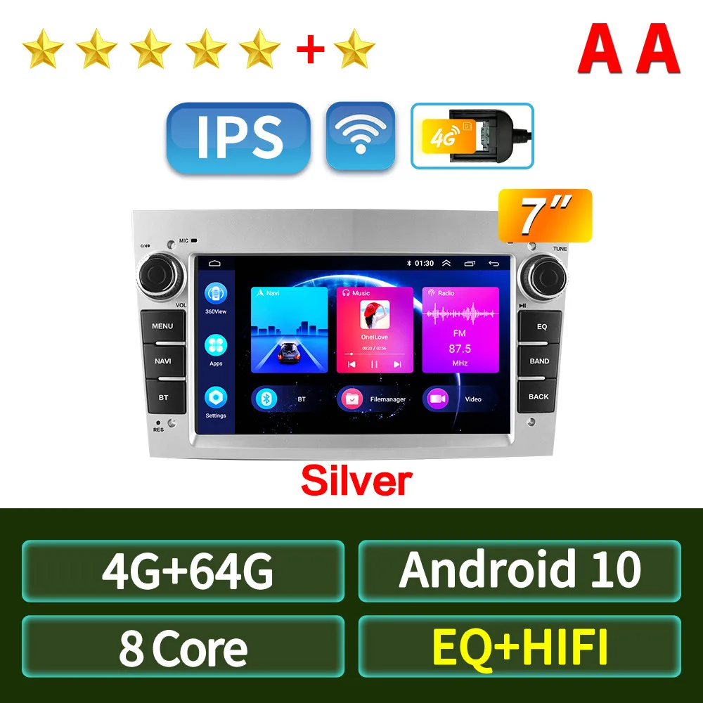 4G Android Car Radio Multimedia Video Player For Opel Astra Antara Vectra Corsa Zafira Meriva vivara Vivaro Navigation GPS 2din car movie player Car Multimedia Players