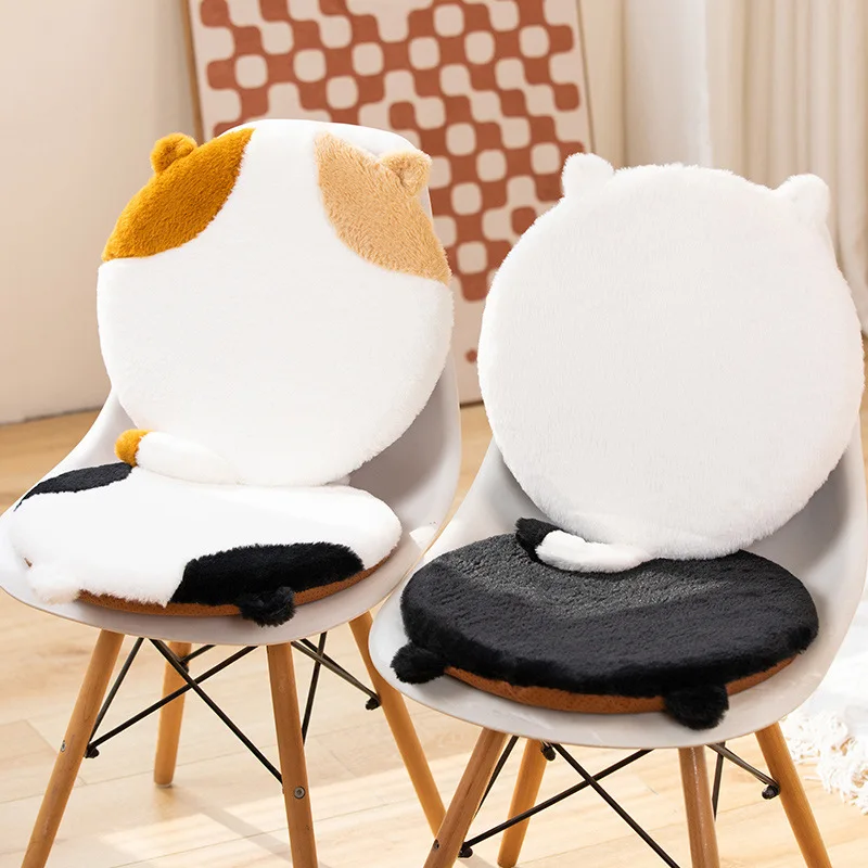 Cartoon Memory Cotton Round Seat Mat Bay Window Balcony Tatami Floor Butt Mat Dorm Office Bench Mat