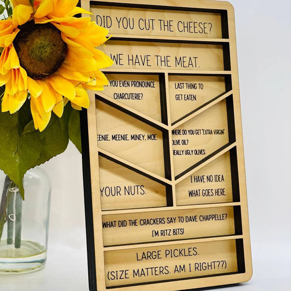 Wooden BBQ Charcuterie Board Charcuterie Meat And Cheese Platter Cheese and Vegetables