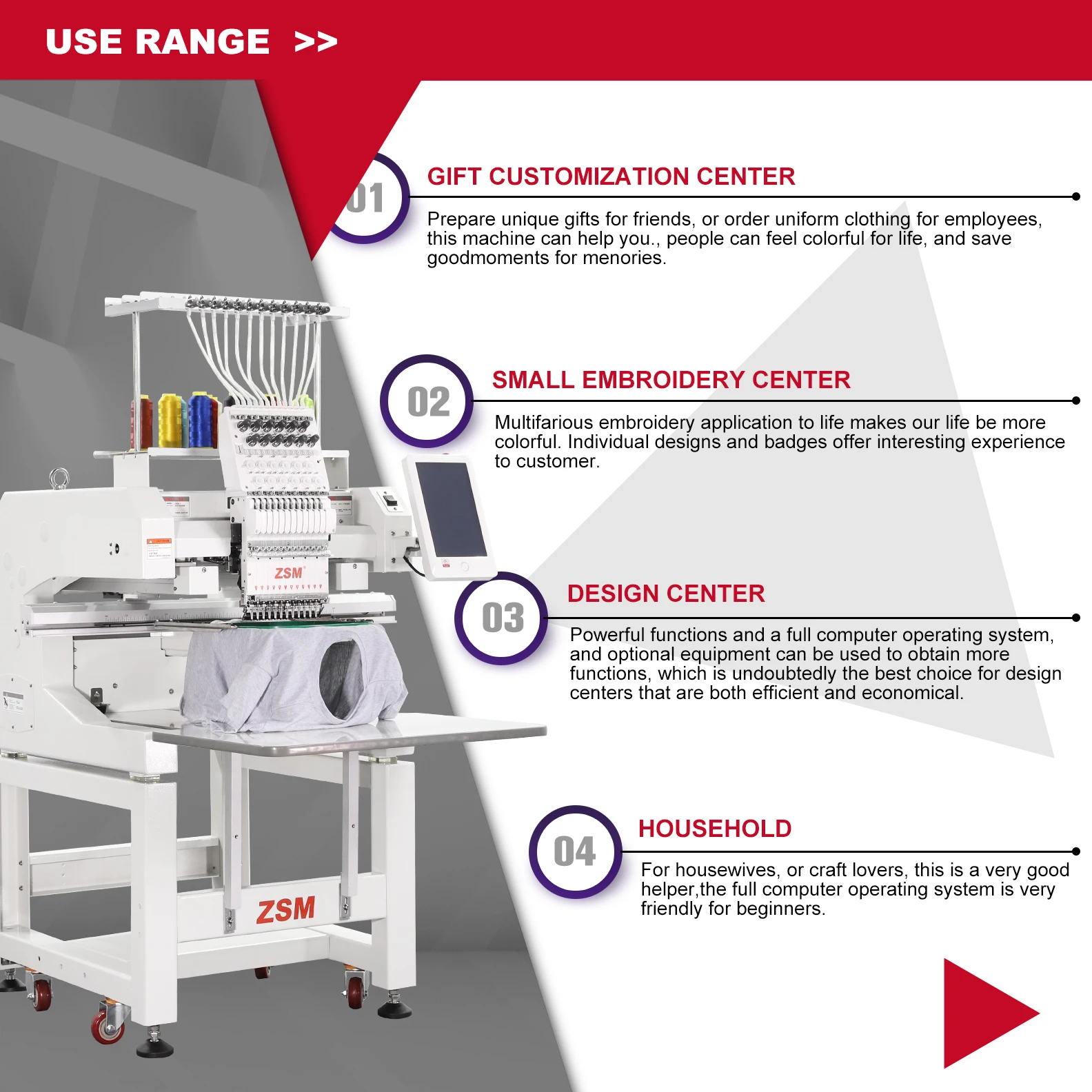 High Quality Commercial Embroidery Hat Sewing Machine Single Head Cap Embroidery Machine With Computer 4