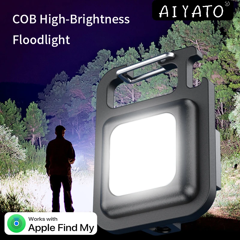 Key Finder AIYATO Bluetooth Tracker Rechargeable USB Flash Drive Work With Apple Find My App GPS Locator Anti Lost Tracker Item Locator Key Chain Locator