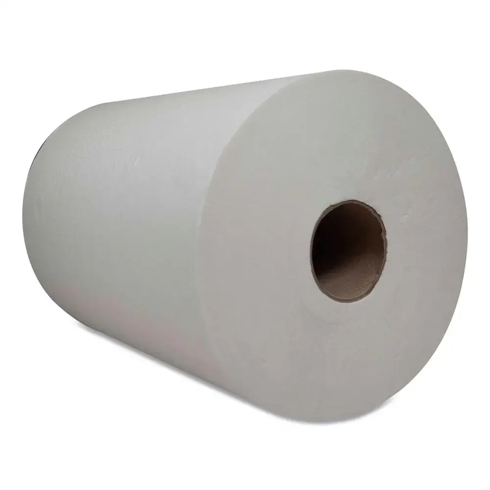 10x500 ft. White 1-Ply TAD Roll Towels 6 Rolls/Carton Hand Drying & Cleaning Commercial Healthcare Education Universal Dispenser