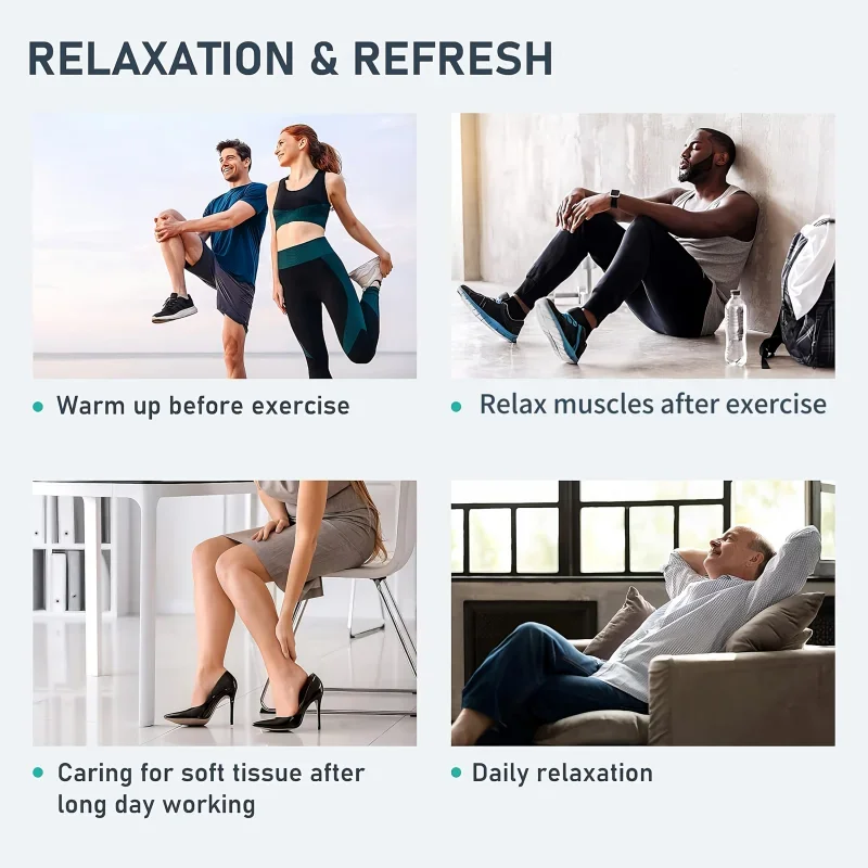 Professional Leg Massager with Airbag Wrapping and Wireless Design