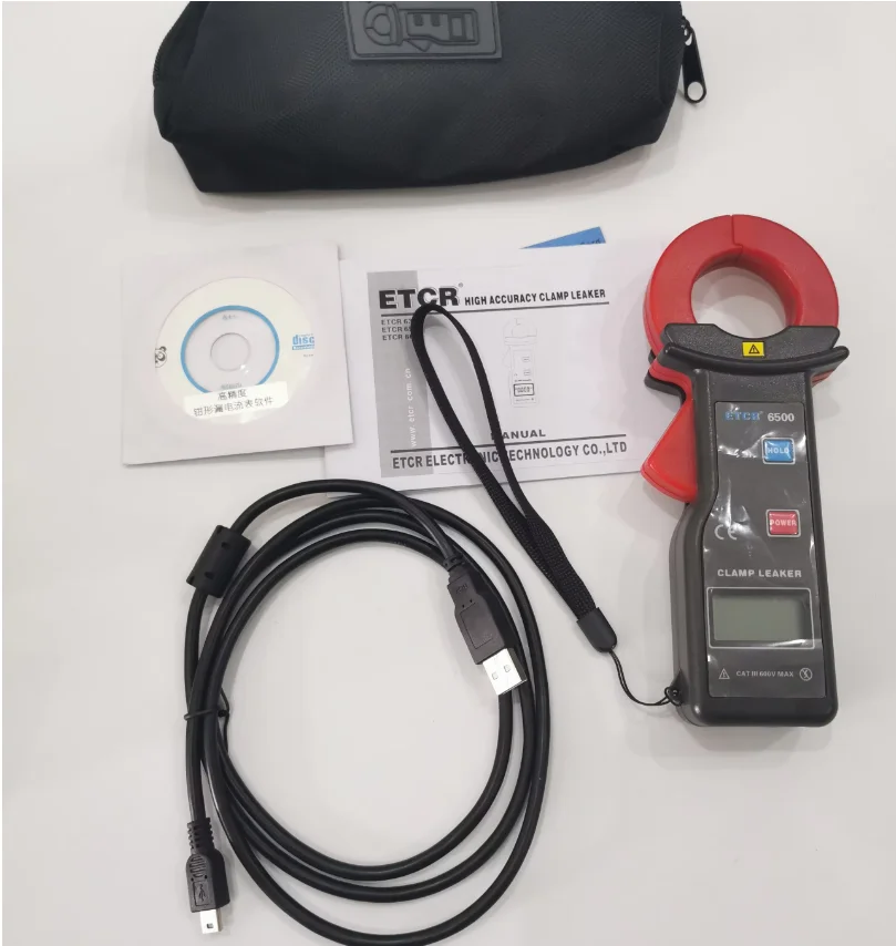 ETCR6500 High Accuracy Clamp Leaker meter 0.00mA~300.0A with RS232