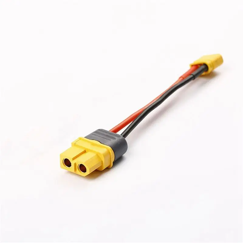 4X RC 배터리 케이블 Amass XT60 - XT30 T-플러그 커넥터 남성 여성 커넥터 플러그(16AWG 실리콘 와이어 100Mm 포함)