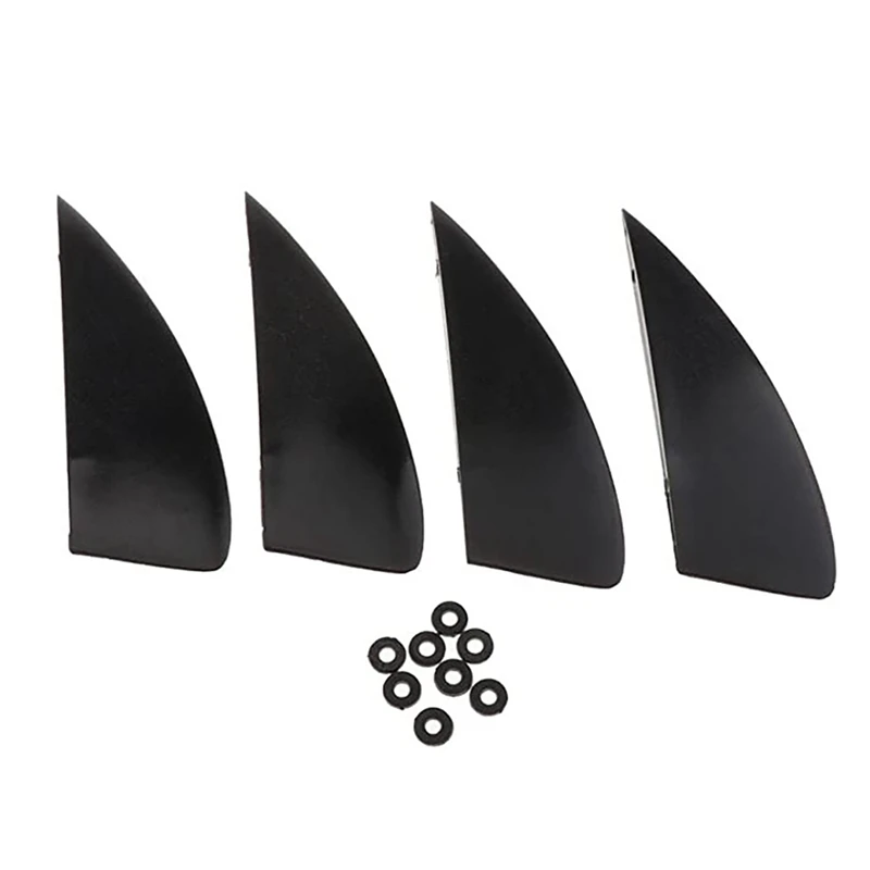 4 Pz/Set Fin Per Kiteboarding Fin Kitesurf Kite Board Flyling Surf Board Fin Accessori