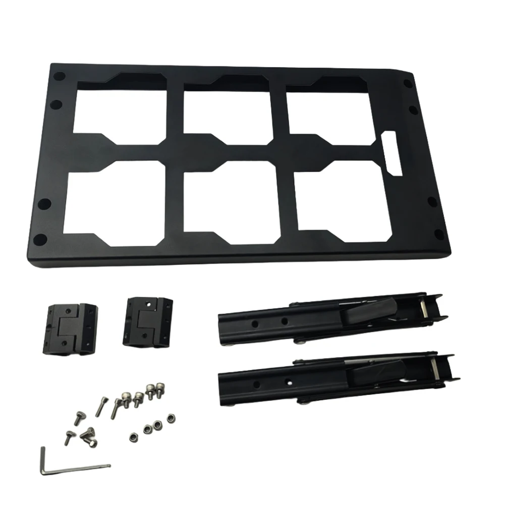 패키트 공구함용 접이식 금속 확장 브래킷 가이드 레일 시스템을 통한 편리한 설치 및 공간 절약