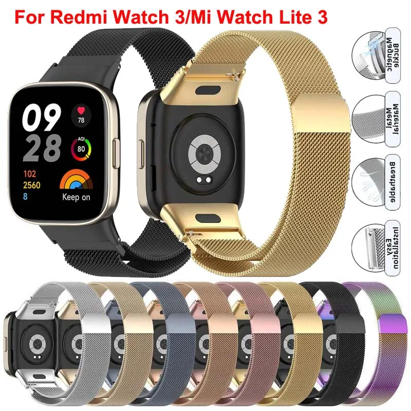 Magnetic Milanese Loop Replacement Wristband Bracelet