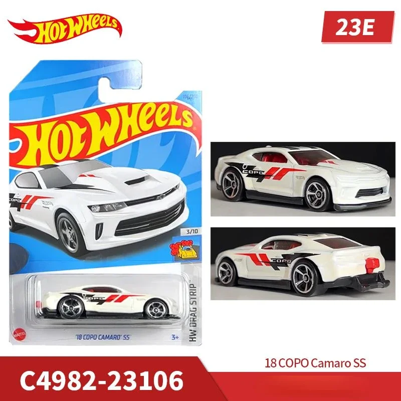 

23-E Hot Wheels 18 COPO Camaro SS Bricking Speed Lotus Emira Brick and Motor 70 Dodge Hemi Challenger 1/64Scale Toy Car Boy Gift