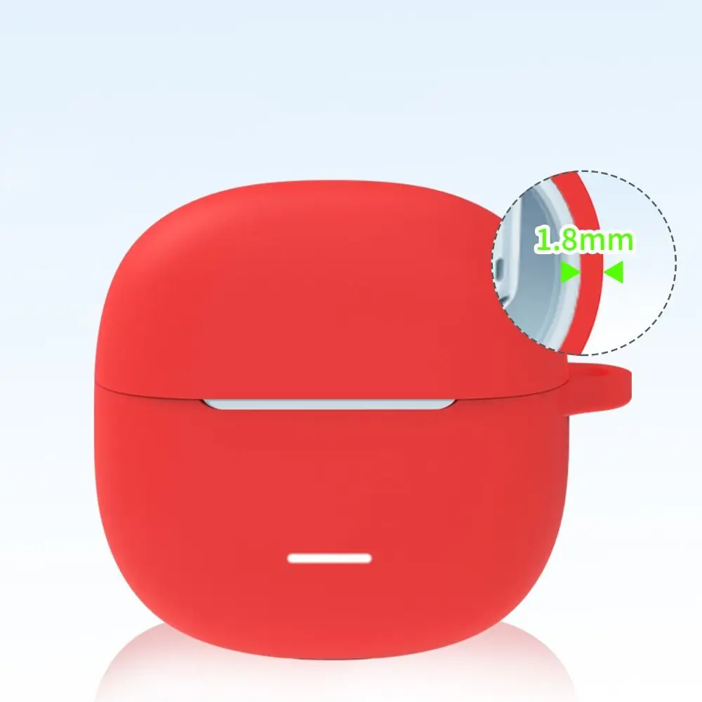 Silicone Protective Case Anti-Scratch Shockproof Protector With Hook Headphone Accessories Cover Shell for Redmi Buds 6 lite