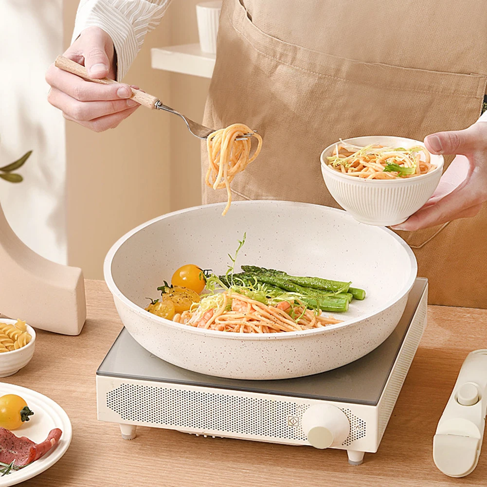 Nonstick Cookware Sets with Detachable Handle Non Stick Pots and Pans Set Stackable Cookware Set for Home Kitchen