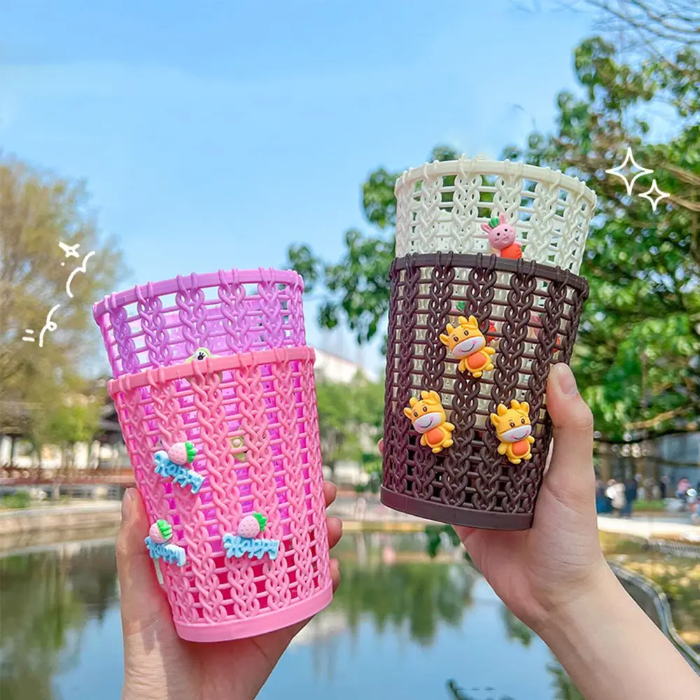 Creative Imitating Vine Pen Holders Desktop Organizer Makeup Brush Storage Pencil Cup Holder School Office Desk Accessories 1PC pen holder pen and brush holder