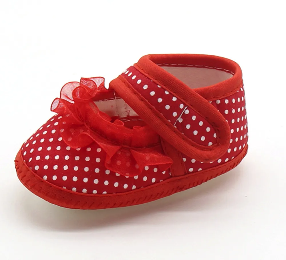 Summer Infant Baby Cotton Toddler Shoes Anti-Slip Soft Sole Shoes for Girls Newborn First Walkers