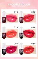 Dragonranee Lip Dye Liquid Lip Glaze Cute Waterproof Non-Stick Liquid Lipstick 6 Colors Available 6