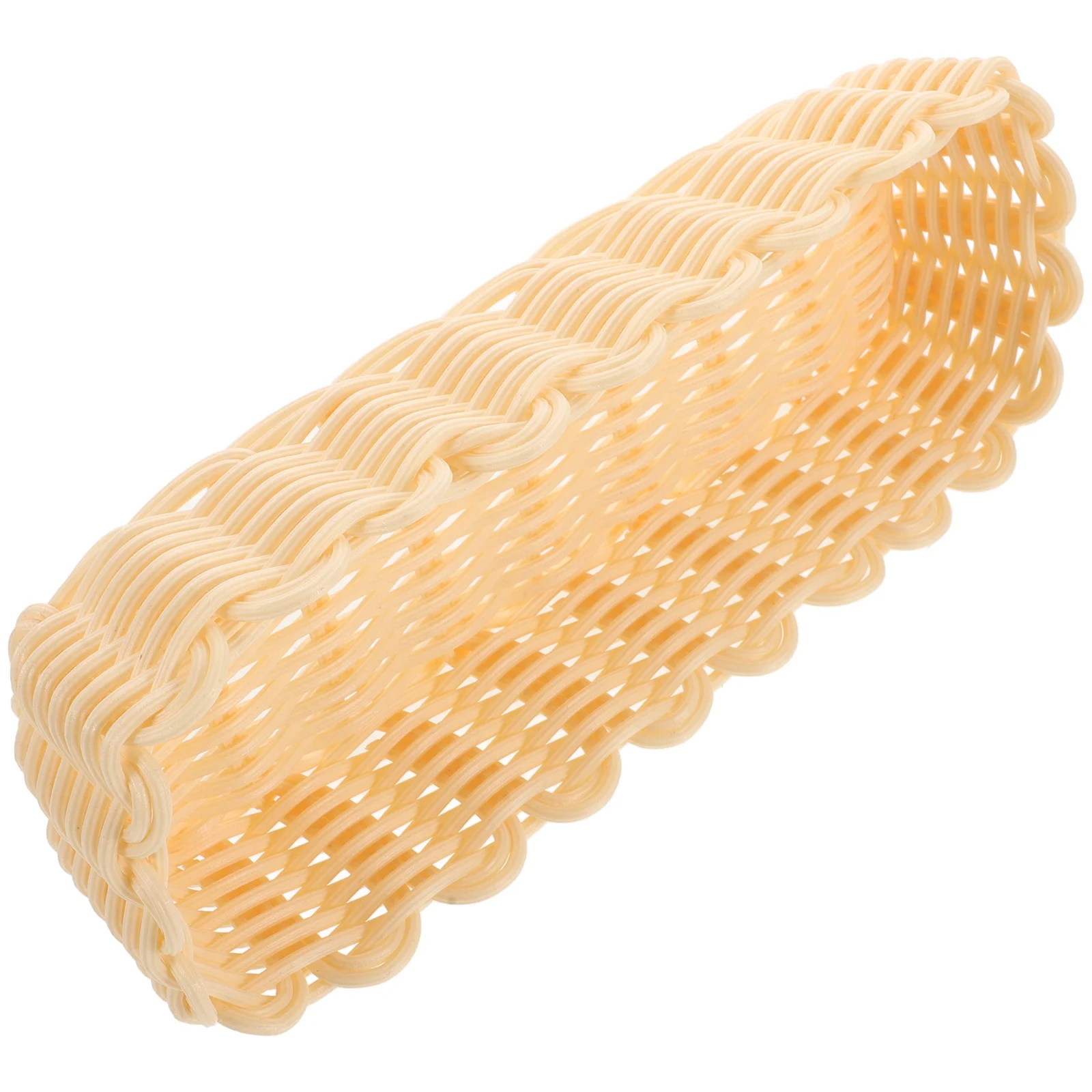 

Woven Basket Storage Tableware for Chopsticks Cage Cutlery Organizer Silverware Container Fork Holder