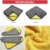 SEAMETAL Microfiber Car Washing Towel High Water Absorption Cleaning Towel Multi Sizes Double-Sided Soft Car Wash Drying Cloth 2