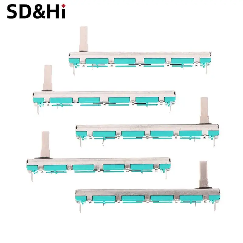 5Pcs/set 75 MM Double B10K Original B10KX2 Behringer Pot Mixer Fader Accessories