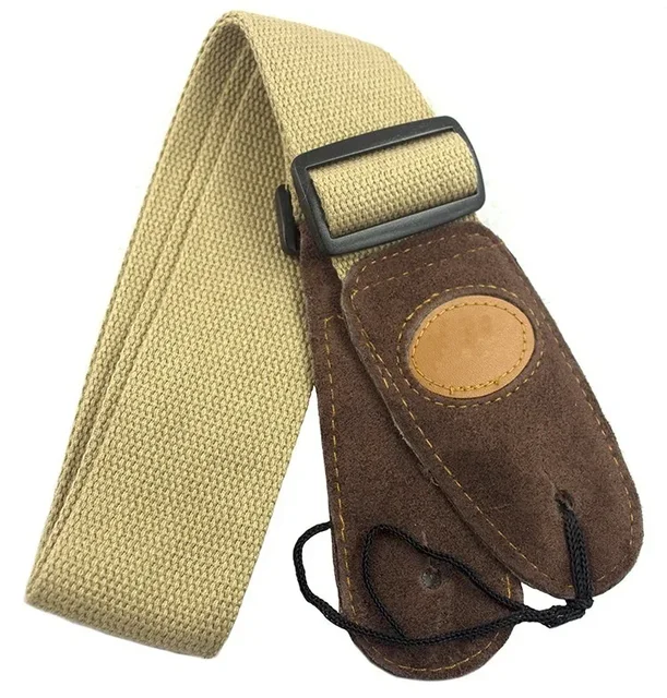 1pcs Guitar Cowhide Head Cotton Strap Electric Guitar Folk Acoustic Guitar Universal Musical Instrument Carrying Accessories 5