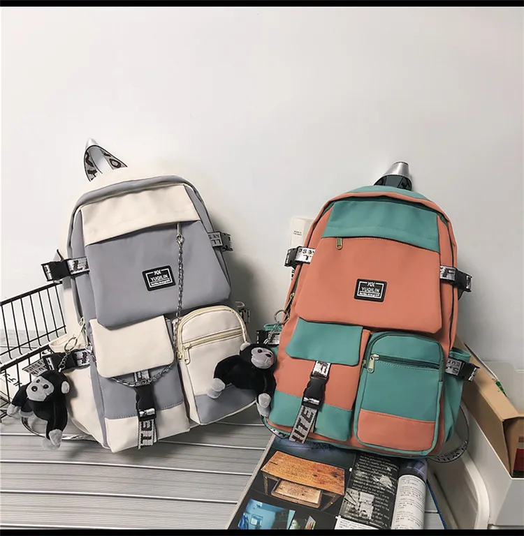 Canvas Men′ S Bag Backpack Fashionable Large Capacity Korean Style Student  Schoolbag - China Handbag and Man Bag price