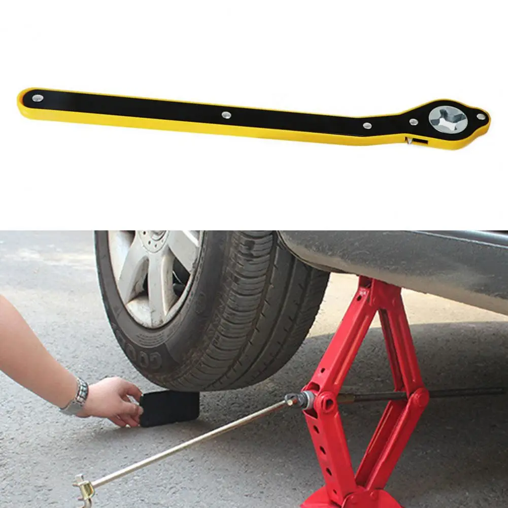 Jack Wrench  Simple Rust Resistant Sturdy  Slender Rust Resistant Jack Lugs Wrench for Home