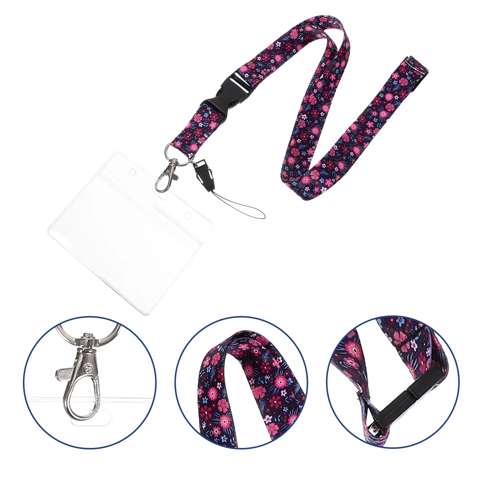 

Badge Sleeve Clear Badge Holder Card Sleeve Name Badge Sleeve Lanyard for Cards