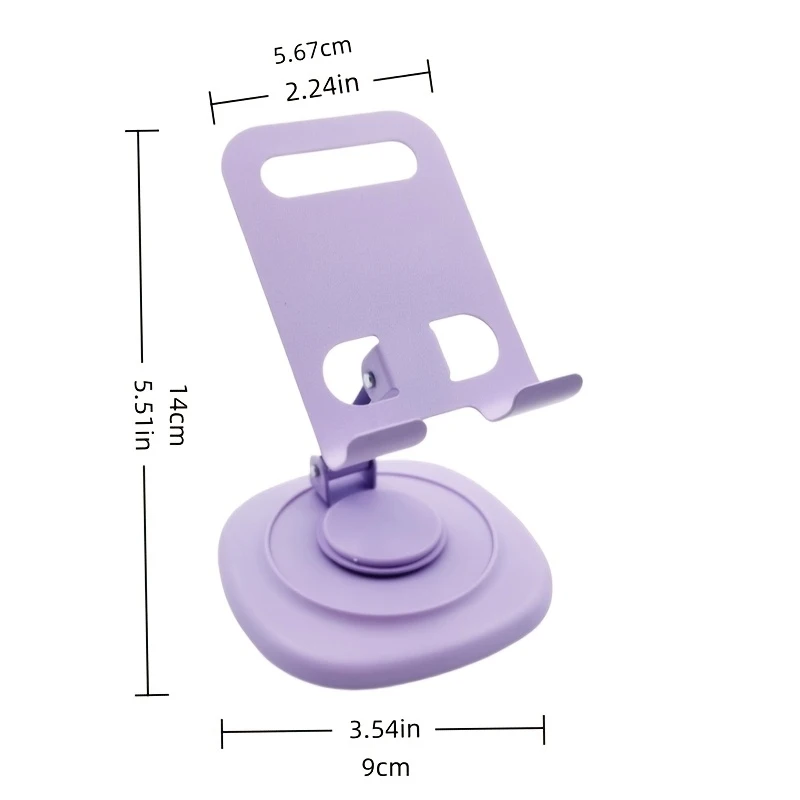 360° Rotating Adjustable Foldable Desktop Phone Stand