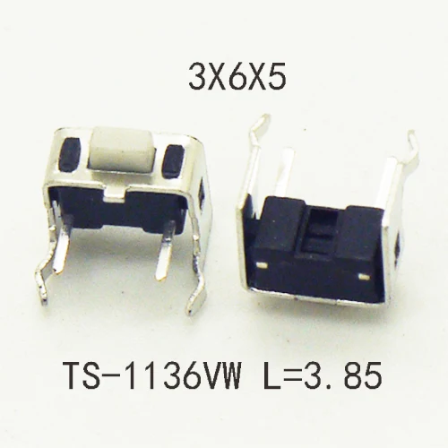 40PCS 순간 택트 스위치 12V 푸시 버튼 촉각 스위치 3x6x4.3/4.5/5/5.5/6/6.5/7/8mm 260GF
