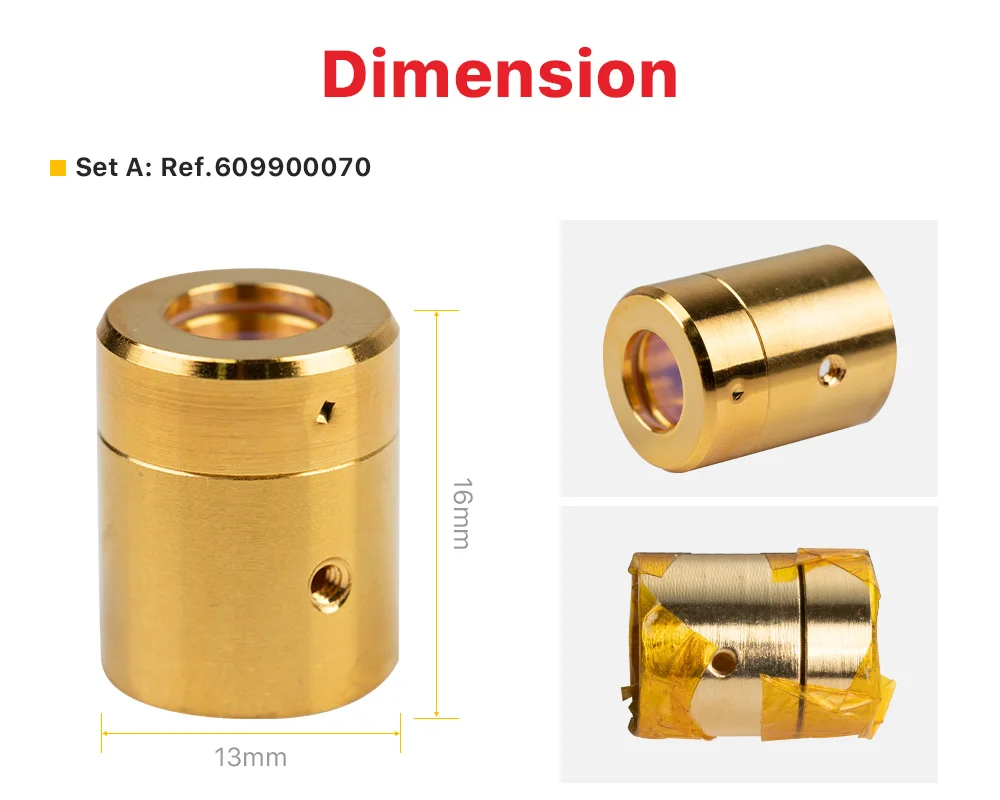 Ultrarayc Max Faser Laser Quelle 2-6KW Ausgang Schutzhülle Stecker Objektiv Gruppe Schutzhülle Windows für Max Faser Laser Quelle – Detail 2