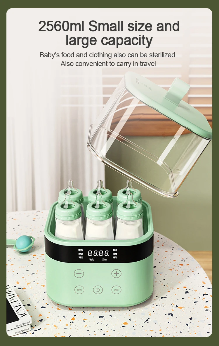 Multi-functional Factory Price Touch Panel Electric Feeding Baby Bottle Steriliser And Dryer