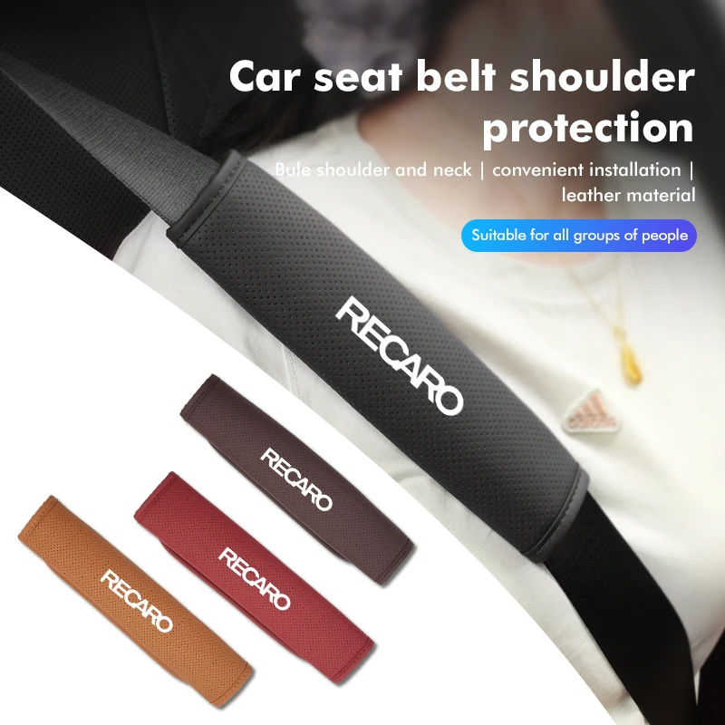 2 Pezzi Copricintura Di Sicurezza Per Auto Tracolla Traspirante Pad Per Recaro Nan
