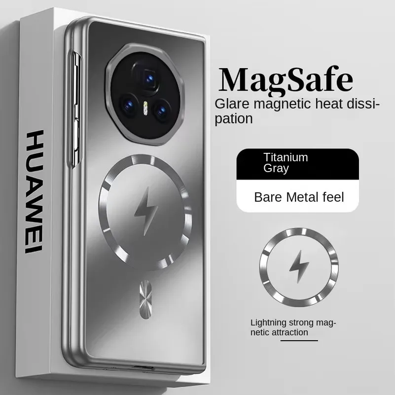 Matte AG Bare Metal Feel Magnetic Thin Hard Case with Lens Film