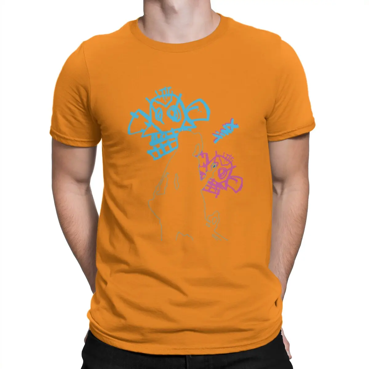 thumbnail image 1 of Camiseta de algodón vintage de anime para hombre, manga corta, estilo arcano, League of Legends, LOL, cuello redondo, nueva llegada, 1 of 7