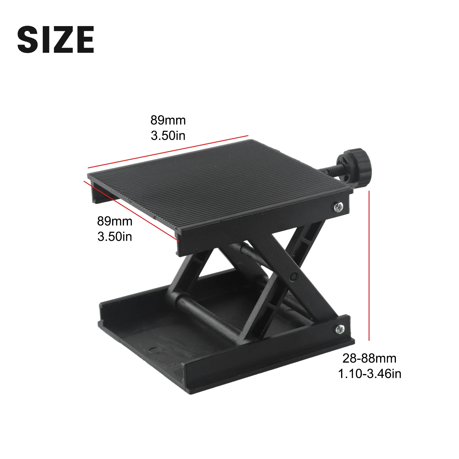 1pc Woodworking Lift Table Scissor Stand Platform Manual Tools