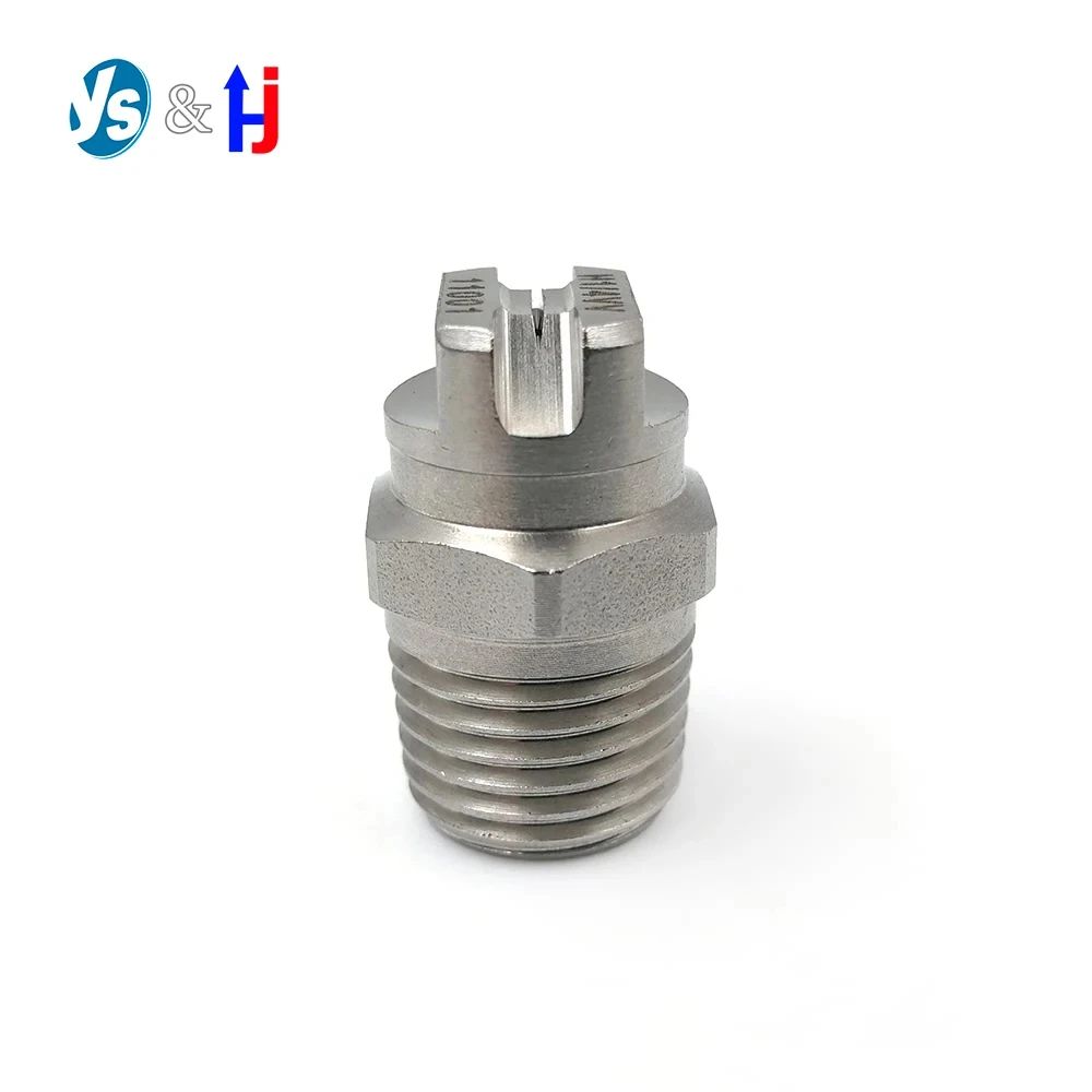 

10 PCS 1/8" 1/4" Stainless Steel Flat Fan Spray Nozzle,HVV HU High Pressure Water Washing,Cooling Sprayer 8004,11001,9505,6502