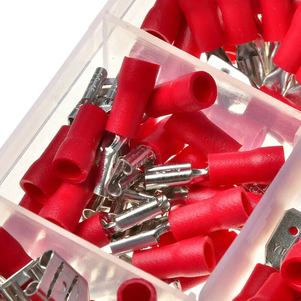 Useful Assorted Crimp Terminals Wire Connector 280PCS/kit Accessories Copper + PVC+ Tinplate Parts Replacement
