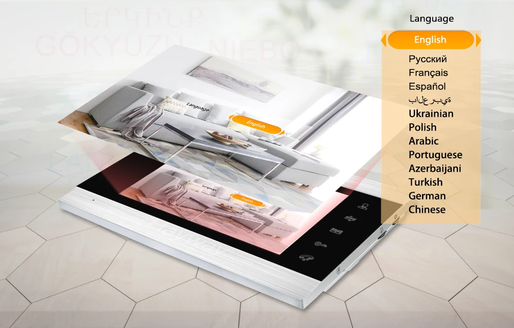 אינטרקום וידאו אלחוטי חכם לבית Hayway 720P Tuya WIFI