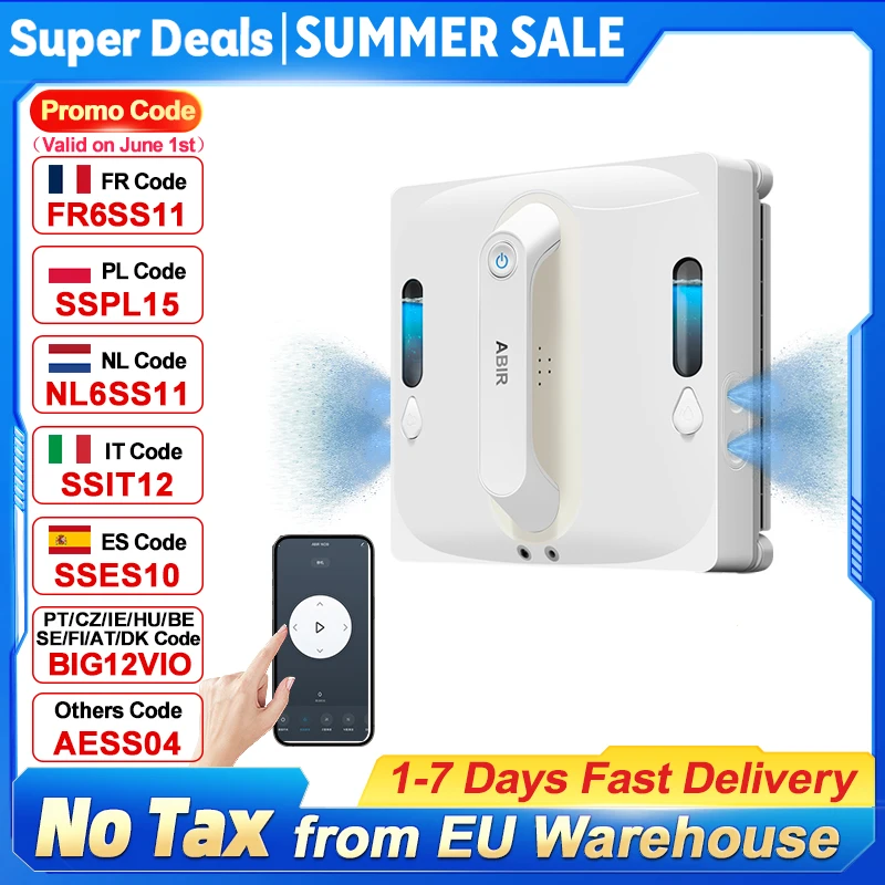 Robot od okien ABIR WD9 z Polski za $75.79 / ~282zł Robot od okien ABIR WD9 z Polski za $75.79 / ~282zł